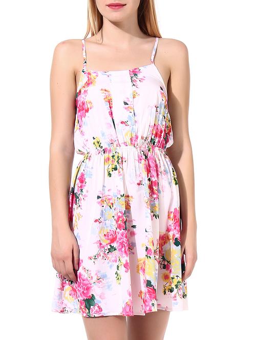 white polyester dress - 9979661 - Very Small Image - 1