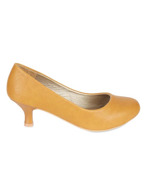 solid mustard formal pumps - 998503 - Very Small Image - 1