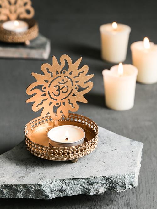 golden colour brass prayer accessory - 9985733 - Very Small Image - 1