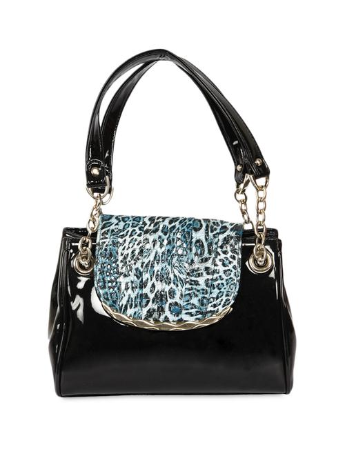 black and leopard print handbag - 999225 - Very Small Image - 1