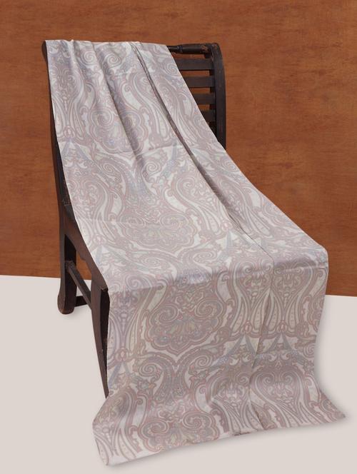 Paisley Print Viscose Stole - 999810 - Very Small Image - 1