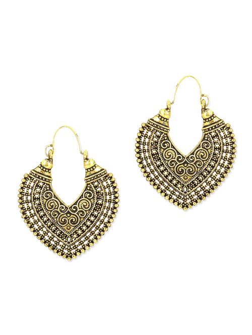 golden metal alloy earring - 9999916 - Very Small Image - 1