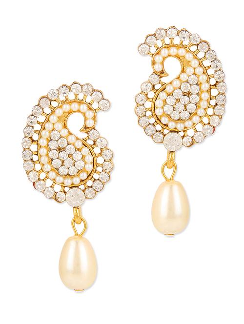 golden metal alloy earring - 9999932 - Very Small Image - 1